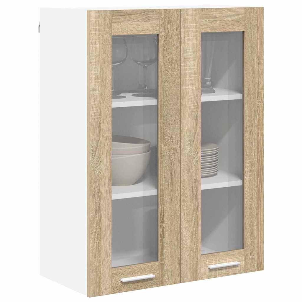 Hanging Cabinet Riga Sonoma Oak 60 x 31 x 80 cm Engineered Wood